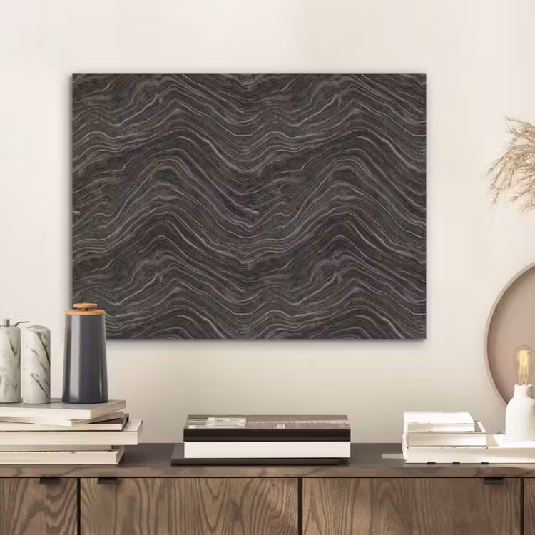 Patroon - Contrast - Antraciet PET vilt klein 837 -sfeer1