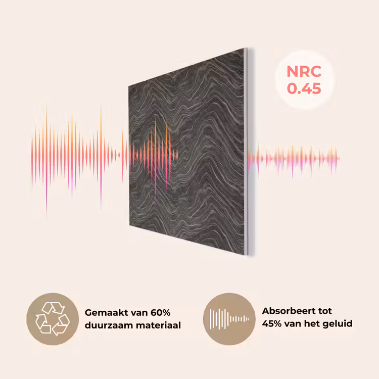 Patroon - Contrast - Antraciet PET vilt klein 837 -USP_NL