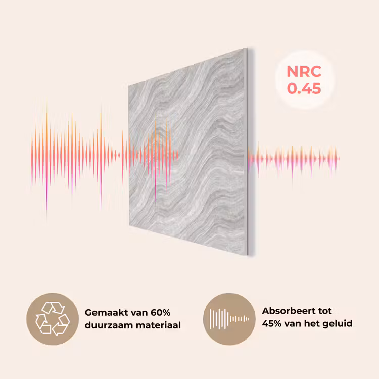 Patroon - Helder - Wit - Grijs PET vilt klein 837 -USP_NL