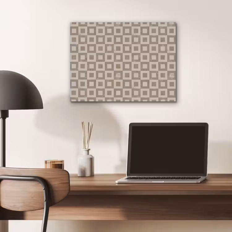 Patroon - Marmer - Beige PET vilt klein 837 -sfeer5