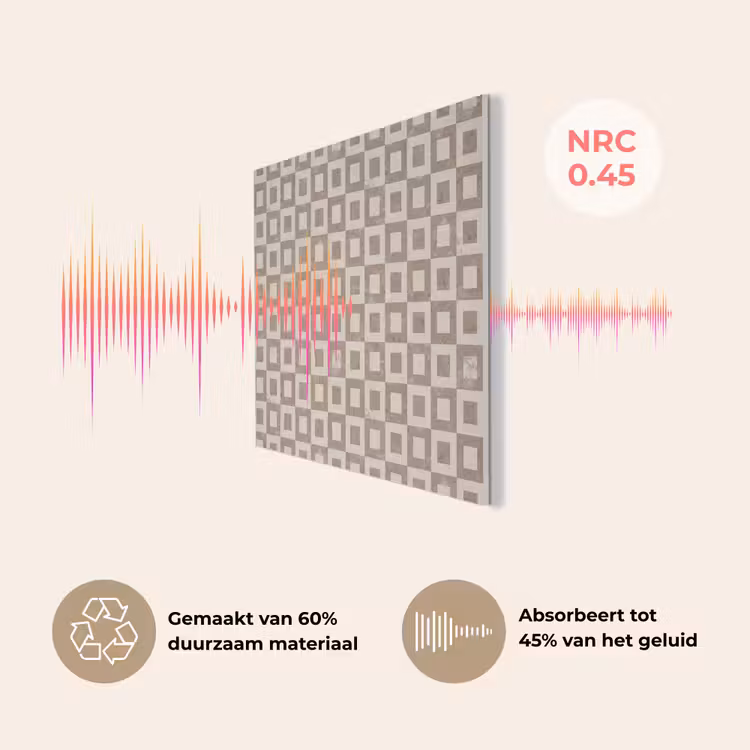 Patroon - Marmer - Beige PET vilt klein 837 -USP_NL