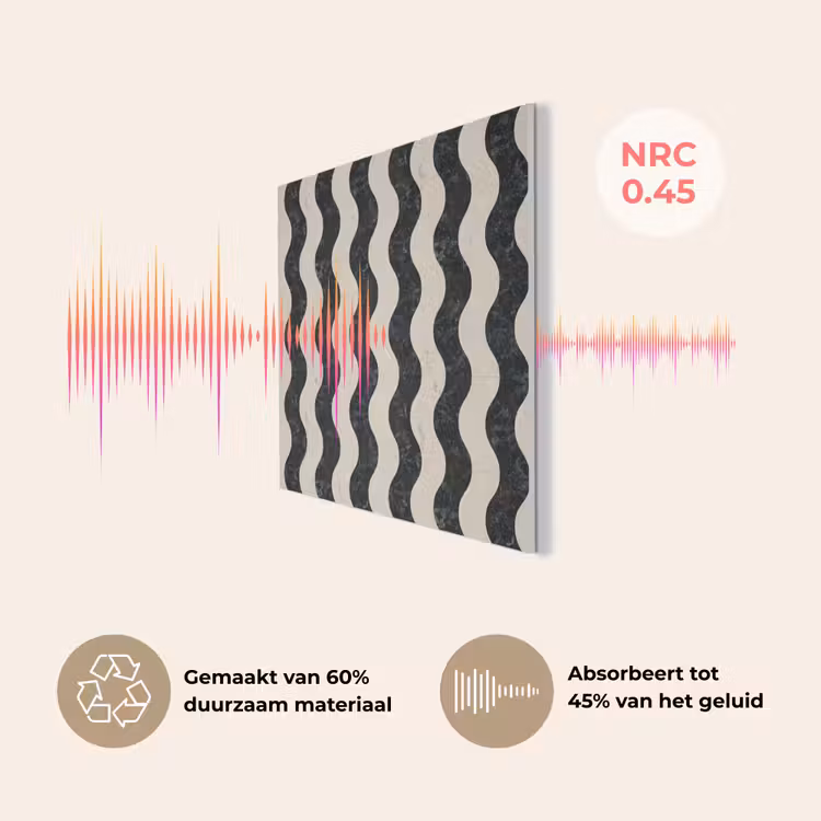 Patroon - Marmer - Groen - Cremé PET vilt klein 837 -USP_NL