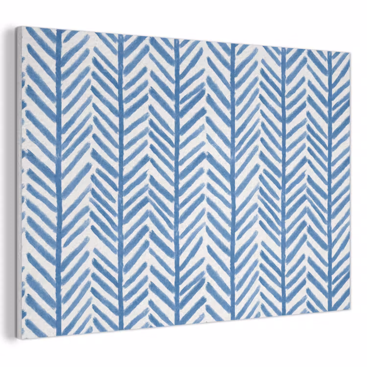 Patroon - Streep - Blauw PET vilt klein 837 -3d