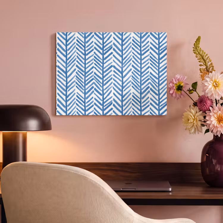 Patroon - Streep - Blauw PET vilt klein 837 -sfeer3