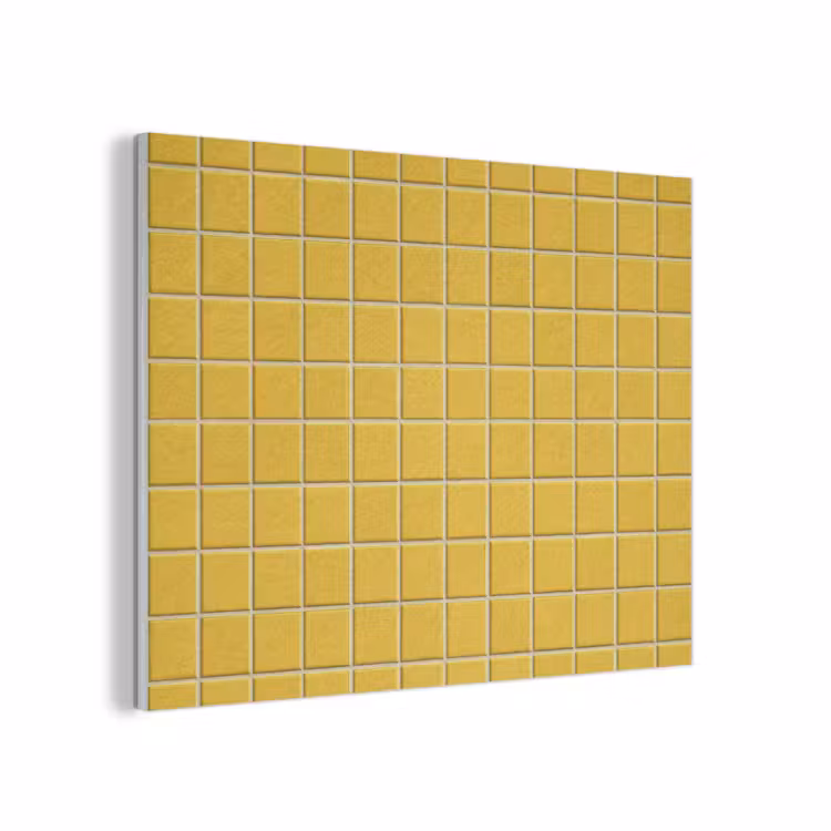 Patroon - Tegel - Okergeel PET vilt klein 837 -3d