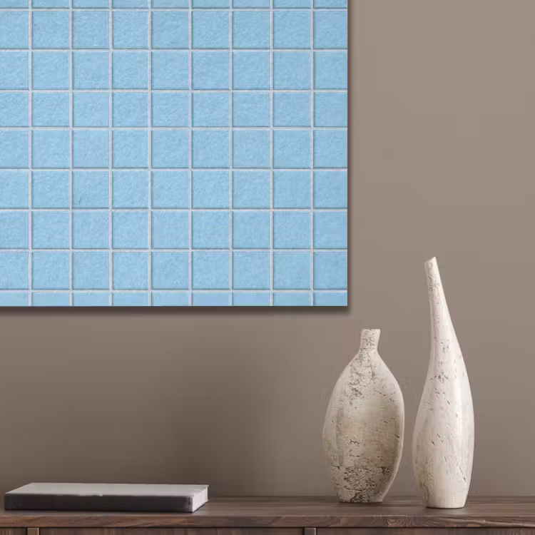 Patroon - Tegel - Pastel - Blauw PET vilt klein 837 -sfeer6_closeup