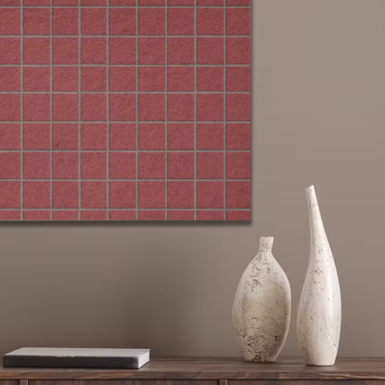 Patroon - Tegels - Burgundy PET vilt klein 837 -sfeer6_closeup