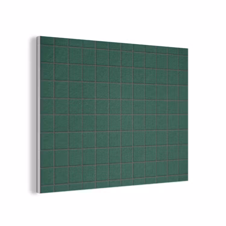 Patroon - Tegels - Dennen - Groen PET vilt klein 837 -3d