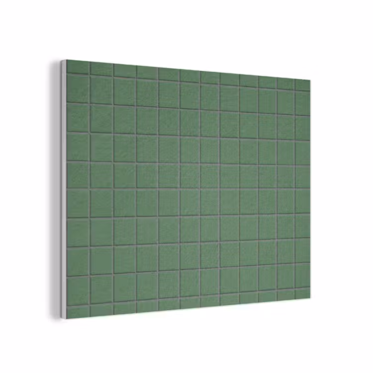 Patroon - Tegels - Groen PET vilt klein 837 -3d