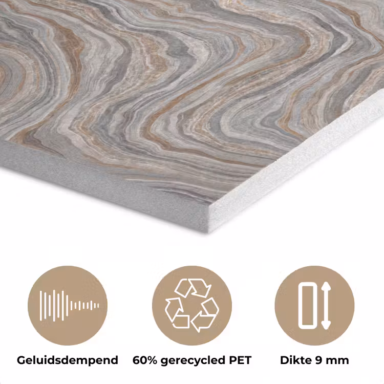 Patroon - Textuur - Grijs PET vilt klein 837 -closeup_NL