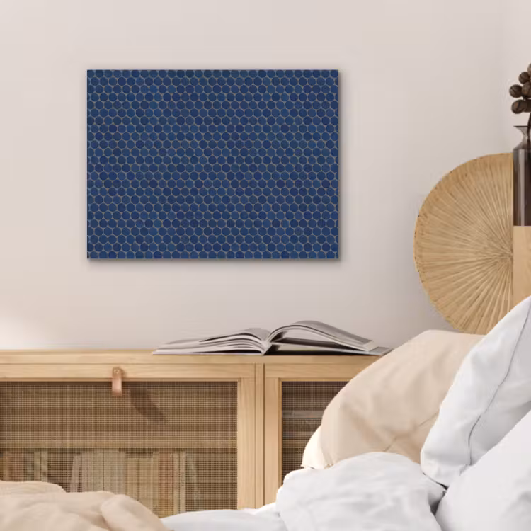 Penny - Mozaïek - Donkerblauw PET vilt klein 837 -sfeer3