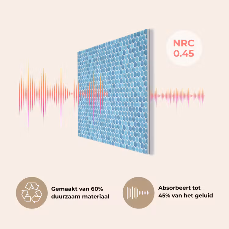 Penny - Mozaïek - Lichtblauw PET vilt klein 837 -USP_NL