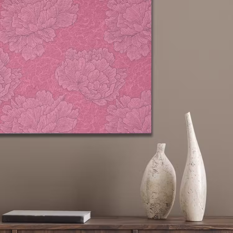 Pioenrozen - Energiek - Roze PET vilt klein 837 -sfeer6_closeup