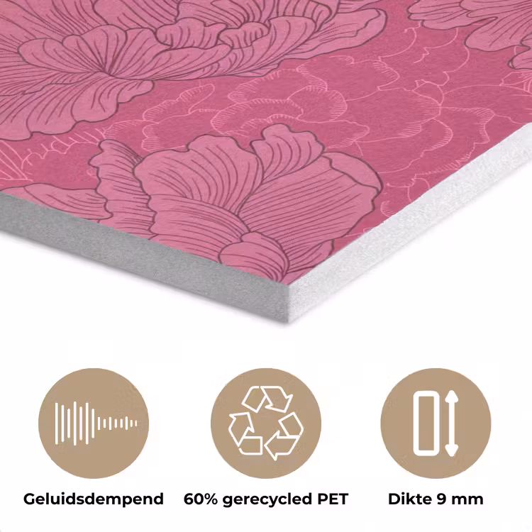 Pioenrozen - Energiek - Roze PET vilt klein 837 -closeup_NL