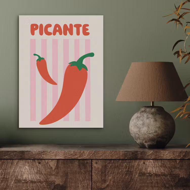Pittig - Pepers - Rood PET vilt klein -sfeer2