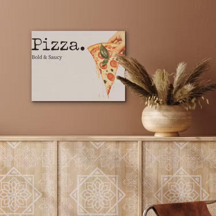 Pizza - Kaas - Pepperoni PET vilt klein -sfeer4