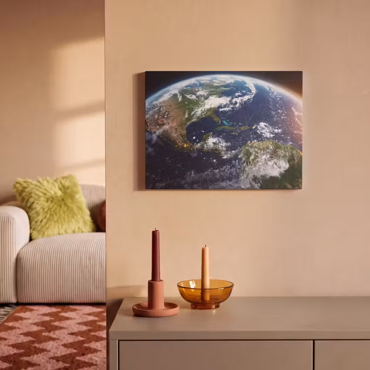 Akoestisch schilderij - Planeet - Ruimte - Kosmos - Planeet - Ruimte - Kosmos PET vilt klein