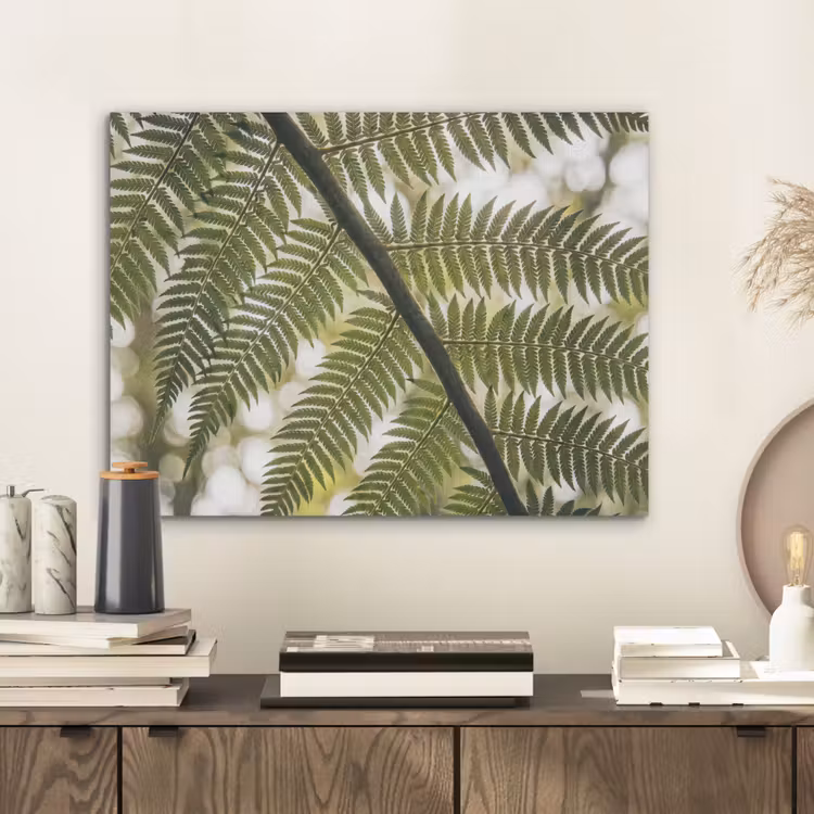 Plant - Blad - Natuur - Groen - Detail PET vilt klein -sfeer1
