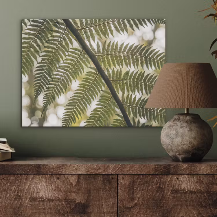 Plant - Blad - Natuur - Groen - Detail PET vilt klein -sfeer2
