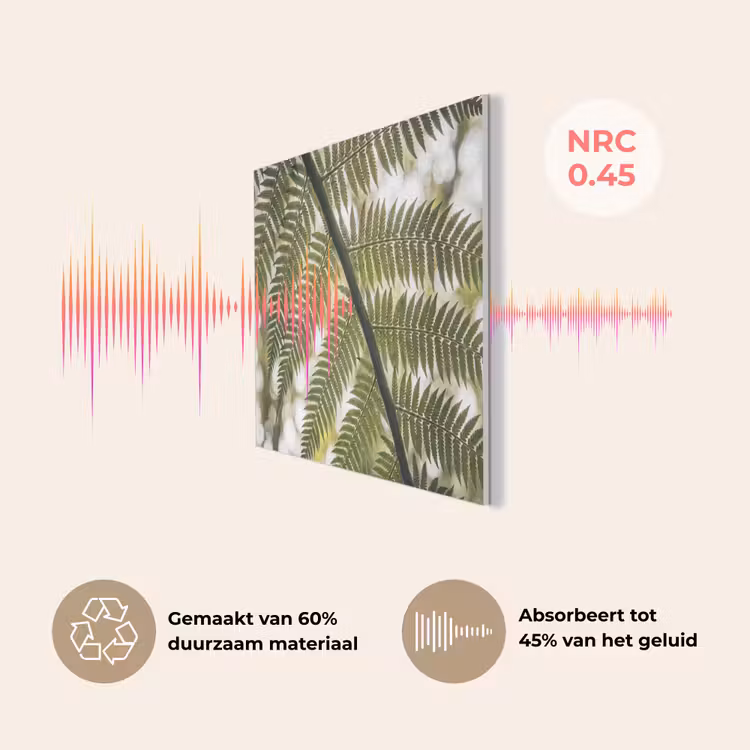 Plant - Blad - Natuur - Groen - Detail PET vilt klein -USP_NL