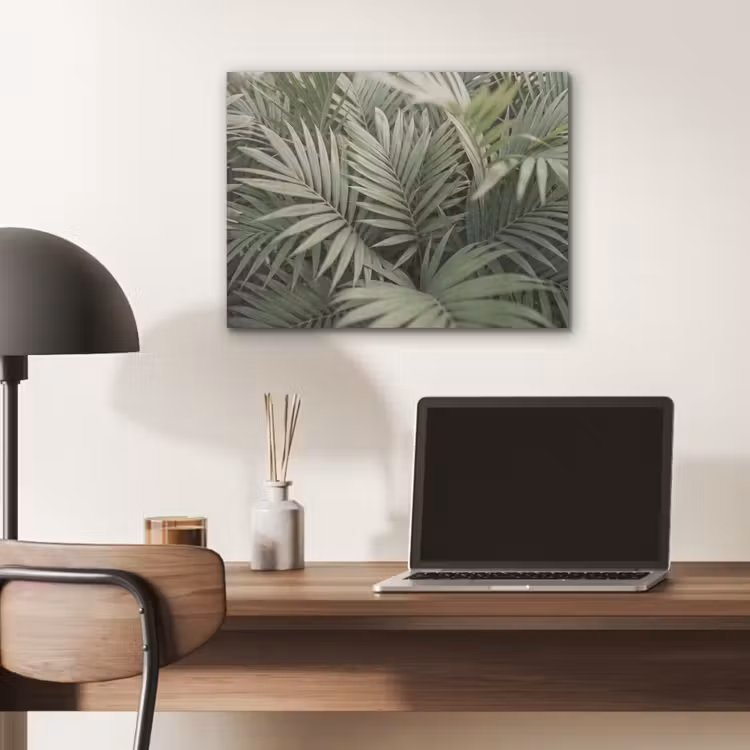Plant - Palmbladeren - Natuur - Groen PET vilt klein -sfeer5