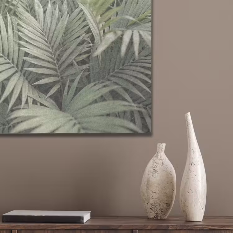 Plant - Palmbladeren - Natuur - Groen PET vilt klein -sfeer6_closeup