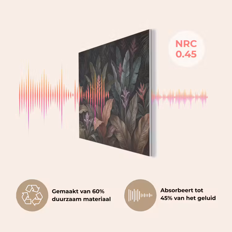 Planten - Tropisch - Jungle - Donker - Natuur PET vilt klein -USP_NL