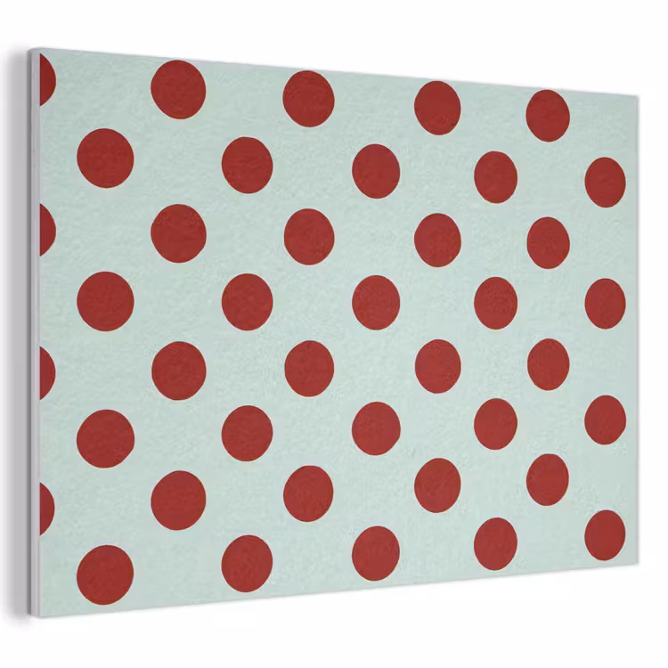 Polka - Dots - Rood PET vilt klein 837 -3d