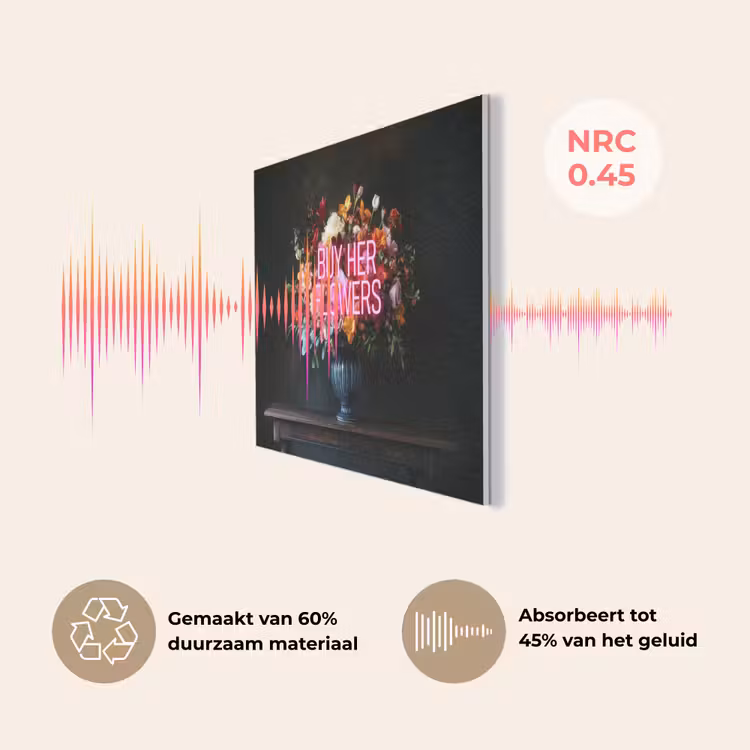 Quote - Bloemen - Vaas - Neon PET vilt klein -USP_NL