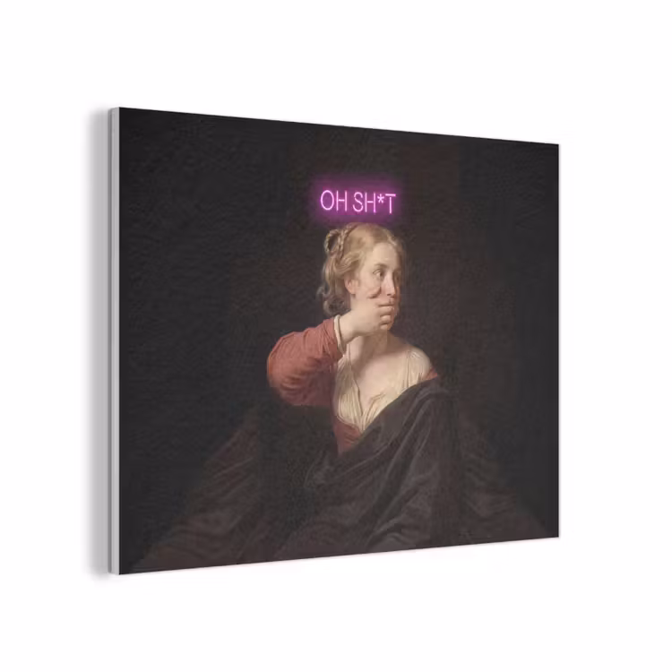 Quote - Neon - vrouw PET vilt klein -3d
