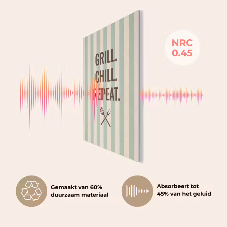 Quote - Strepen - Grill PET vilt klein -USP_NL
