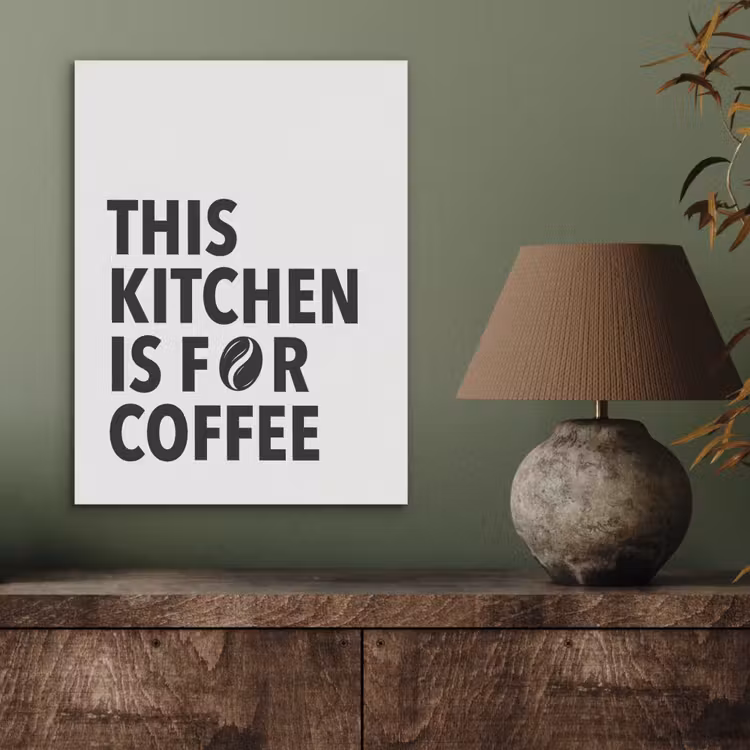 Quotes  - Koffie - Bonen - Modern PET vilt klein -sfeer2
