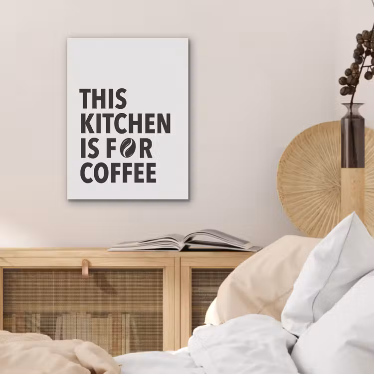 Quotes  - Koffie - Bonen - Modern PET vilt klein -sfeer3