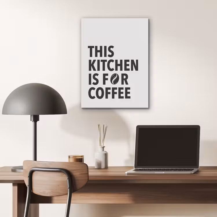 Quotes  - Koffie - Bonen - Modern PET vilt klein -sfeer5