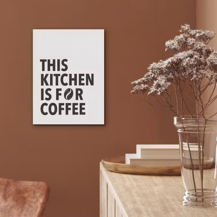 Quotes  - Koffie - Bonen - Modern PET vilt klein -sfeer4
