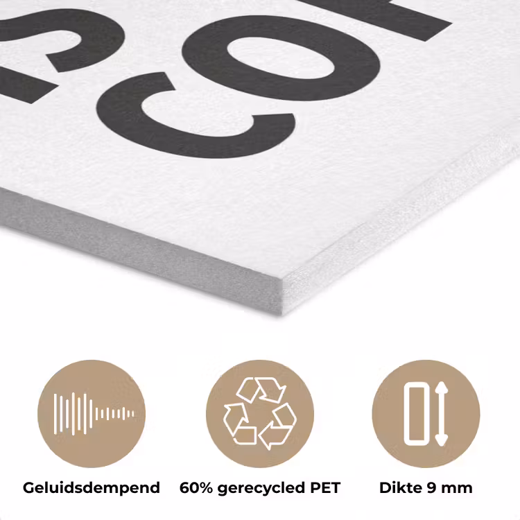 Quotes  - Koffie - Bonen - Modern PET vilt klein -closeup_NL