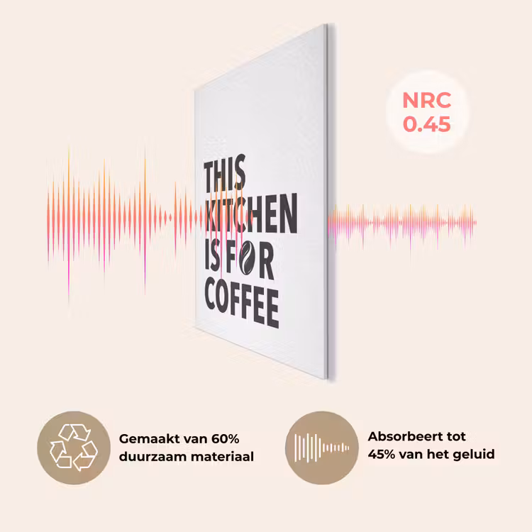 Quotes  - Koffie - Bonen - Modern PET vilt klein -USP_NL