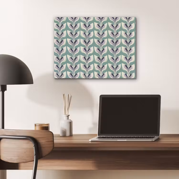 Retro - Modern - Groen PET vilt klein 837 -sfeer5