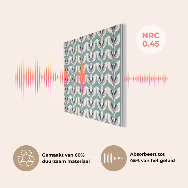 Retro - Modern - Groen PET vilt klein 837 -USP_NL