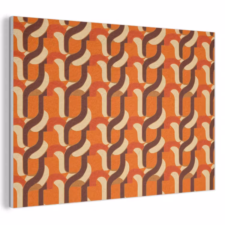 Retro - Modern - Kleurrijk PET vilt klein 837 -3d