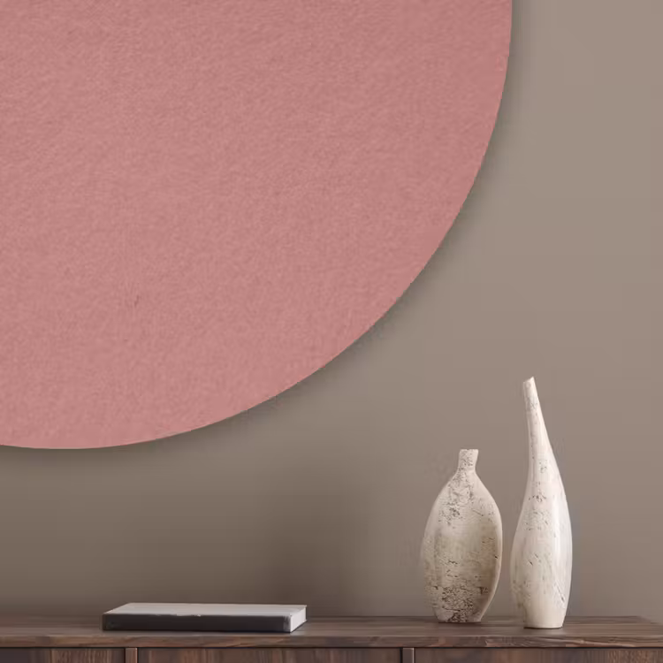 Ancient - Rose - Roze Akoestische PET Vilt - Rond klein 838 -sfeer5_closeup