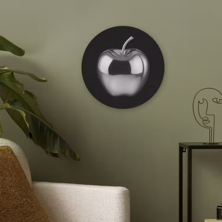 Appel - Metallic - Symmetrisch Akoestische PET Vilt - Rond klein -sfeer2