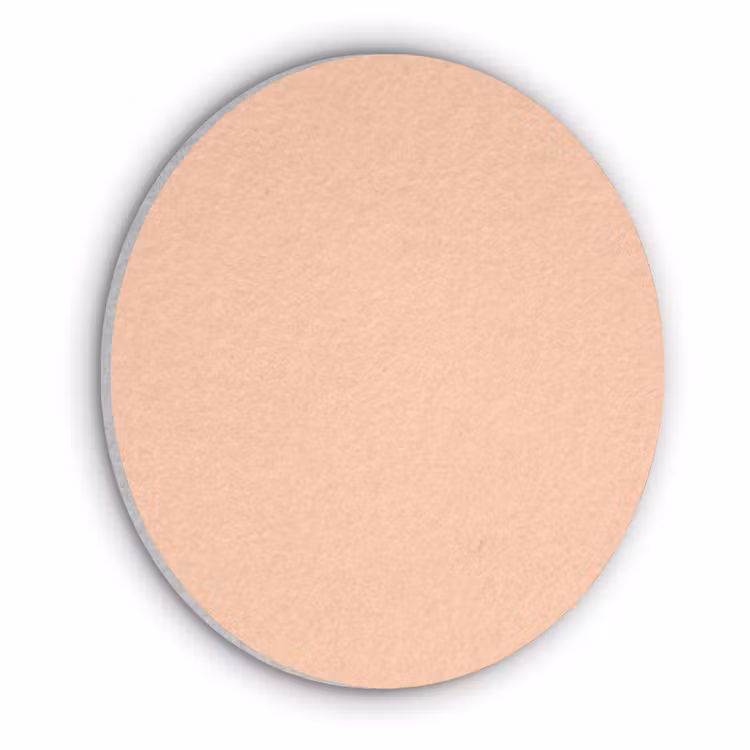 Apricot - Blush - Nude Akoestische PET Vilt - Rond klein 838 -3d