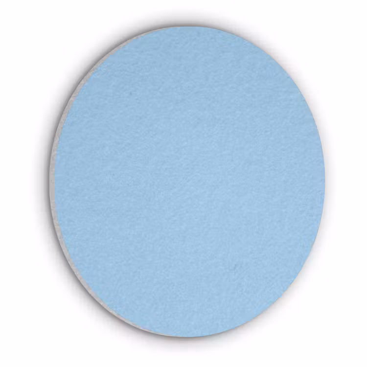 Baby - Blue - Blauw Akoestische PET Vilt - Rond klein 838 -3d