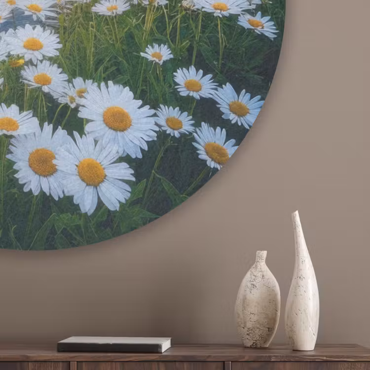 Beekje - Landschap - Margriet Akoestische PET Vilt - Rond klein -sfeer5_closeup
