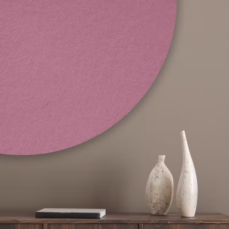 Berry - Roze -Pink Akoestische PET Vilt - Rond klein 838 -sfeer5_closeup