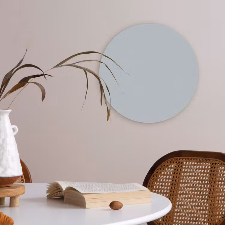 Blue - Bay - Blauw Akoestische PET Vilt - Rond klein 838 -sfeer3