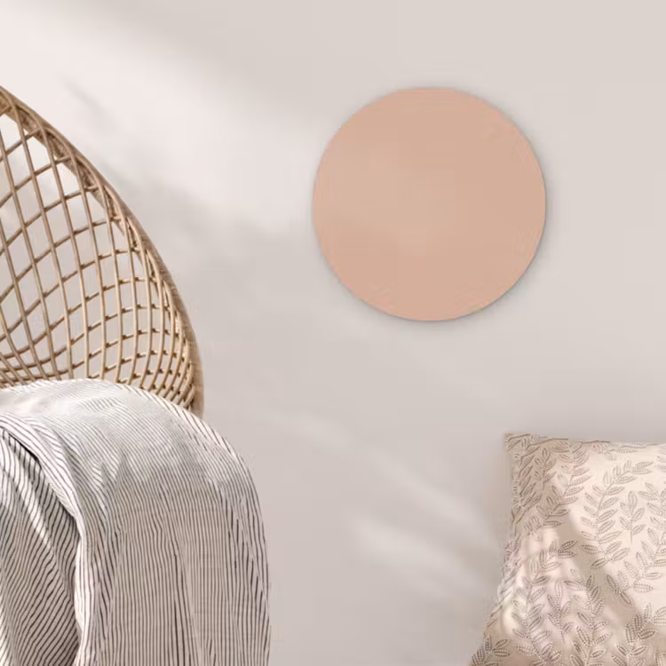 Blush - Terracotta - Nude Akoestische PET Vilt - Rond klein 838 -sfeer4