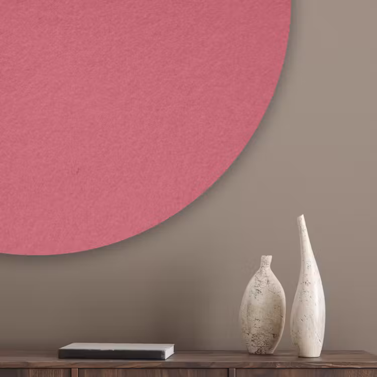 Bold - Berry - Rood Akoestische PET Vilt - Rond klein 838 -sfeer5_closeup
