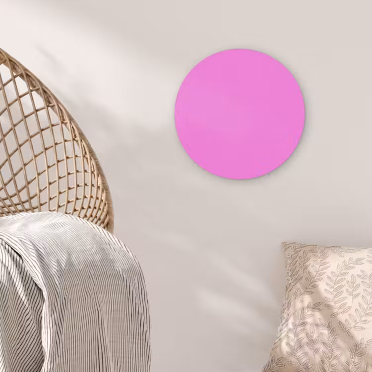 Bright - Orchid - Roze Akoestische PET Vilt - Rond klein 838 -sfeer4